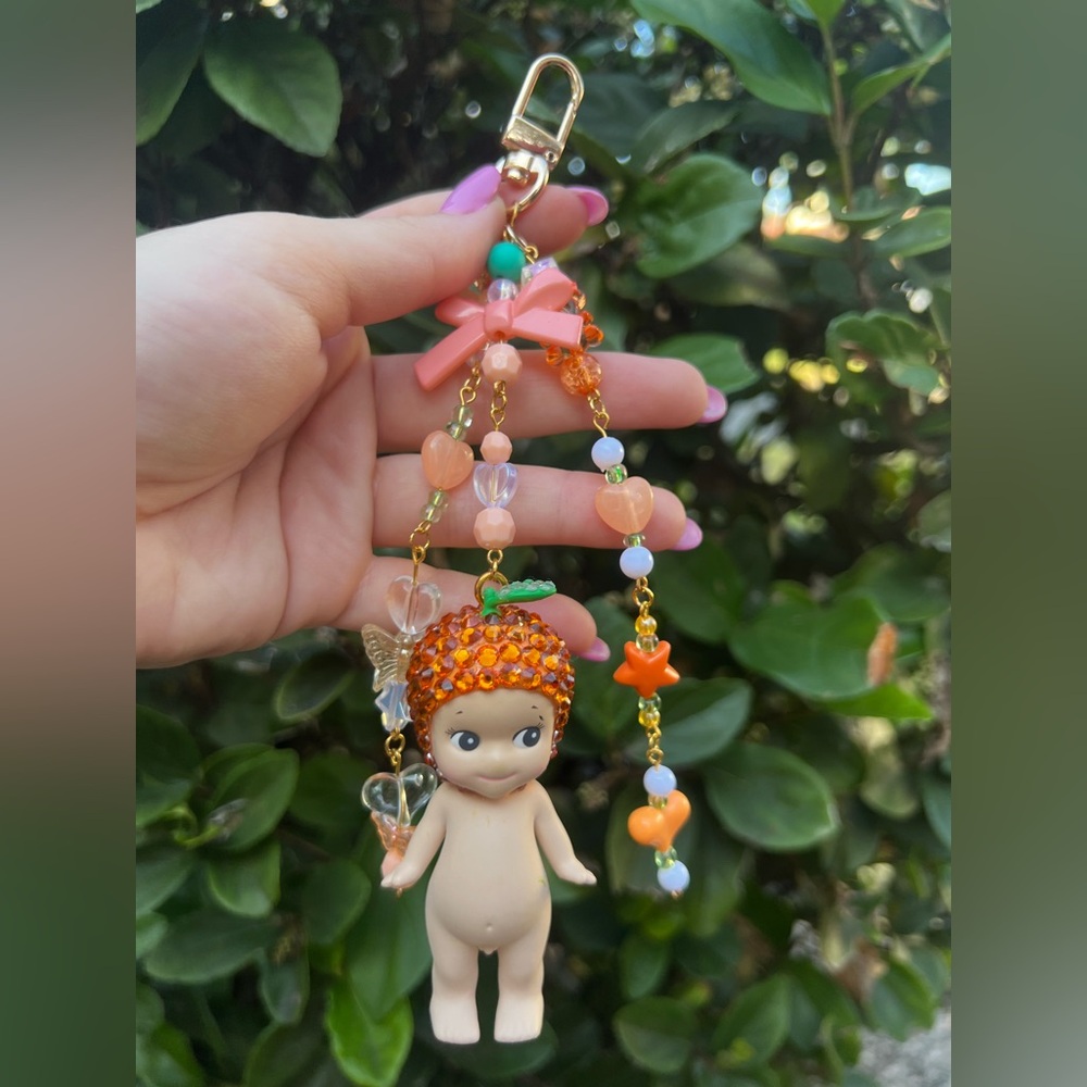 Sonny angel orange keychain